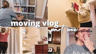 moving vlog #1: packing, getting emotional, getting ready to move