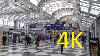 A 4K Video Tour of Chicago O'Hare International Airport (ORD) (Terminals 1-3)