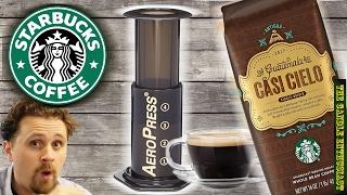 Brewing An Excellent Cup of Coffee | Starbucks VS Modest Coffee Roaster | Casi Cielo |  AEROPRESS