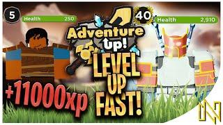 HOW TO LEVEL UP FAST IN ADVENTURE UP | Adventure Up!