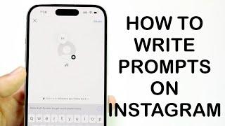 How To Make a Prompt On Instagram Notes! (2024)