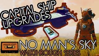 No Mans Sky Salvage Frigate Module Capital Ship Upgrade Walkthrough Video (Copper Pixel)