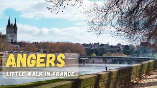 Walking in a small town in FRANCE. Angers.