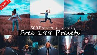 500 PRESETS GIVEWAY - Free 199 Premium Presets Download - Free Lightroom Presets XMP [Part 1]