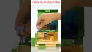 Minecraft Transforming Turtle Hideout, Authentic Pixelated Video-Game Role Play #shorts #minecraft