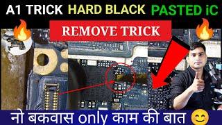 MOBILE BLACK PASTED iC REMOVE TRICK|How to remove black pasted ic |Pasted ic ko remove kaise kare