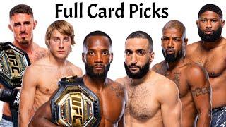 My Full Card Predictions & Breakdown For UFC 304