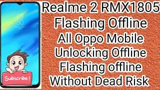 Oppo Realme 2 RMX1805 Hang on logo Restart Flashing Offline Easy Jtag Plus