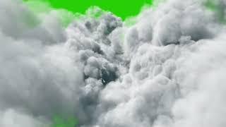 Transition of Clouds - Green Screen Chroma Footage