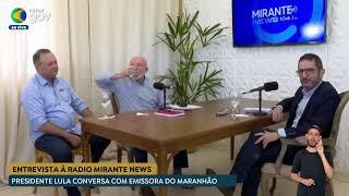  Presidente Lula concede entrevista à rádio de São Luís do Maranhão