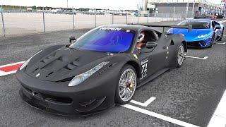 1 of 1 Street Legal Ferrari 458 GT2 with Fi Exhaust - Full Throttle on the Track!