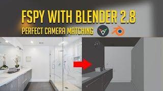 Fspy with Blender 2.8 | Camera Matching Tutorial
