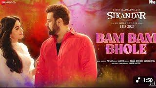 Bam Bam Bhole - Teaser | Sikandar | SalmanKhan, Rashmika | Pritam | Shaan, Dev Negi,Antara Mitra