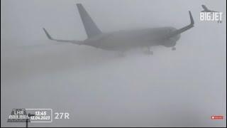 UNITED 767 WIND-SHEAR TOGA AT LONDON HEATHROW - FULL VIDEO 