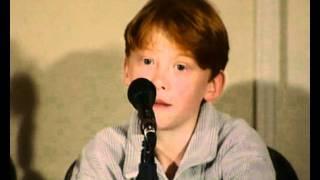 Young Rupert Grint on being like Ron Weasley