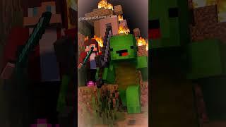 Brave Turtle - MAIZEN Minecraft Animation #shorts