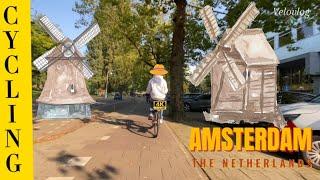 Bike Ride Through Amsterdam’s Historic Canals and Iconic Houses, Relax Music l 4K l ‍️