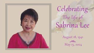 Sabrina Lee - Celebration Of Life Service - June 8, 2024