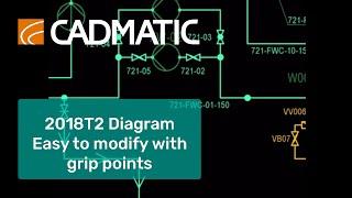 CADMATIC 2018T2 — Diagram – Easy to modify with grip points