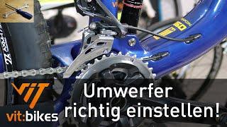 Umwerfer richtig einstellen - Ganz einfach vitbikesTV 054