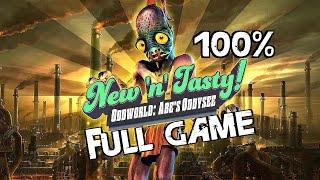 ODDWORLD NEW N TASTY Gameplay Walkthrough FULL GAME 100% (All Mudokons, Secrets, Speedrun)