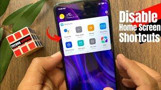 Manage Home screen shortcuts in miui | poco m3 pro 5g | redmi | hidden |