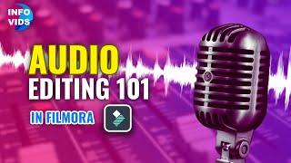 How To EDIT AUDIO In Filmora X!