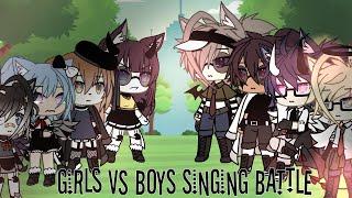 Girls vs Boys Singing Battle (Gacha Life) FW warning️