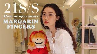 ENG) 마가린 핑거스 2021 S/S 쇼핑 도우미  | How minjoo wears MARGARIN FINGERS | 민주공간