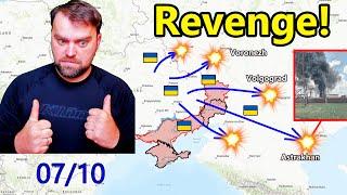 Update from Ukraine | Revenge ! Ukraine Hit Hard the Ruzzian Army facilities with long range drones