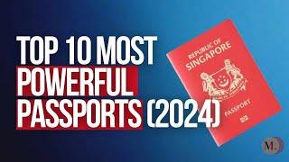 MOST POWERFUL PASSPORT 2024 according to Henley Passport Index