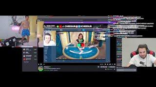 Adin Ross's Friend Cheesur Gambles $1,000's of Dollars On Stream**FUNNY REACTION** #adinross