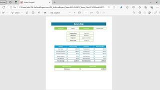 Automatic Bulk Salary Slips Generator in Excel | Excel based Payroll System