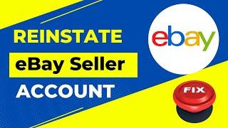 How to Reinstate eBay Permanently Suspended Account, eBay Suspended Account Reinstated Step by Step