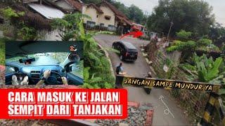 TEKNIK MASUK KE JALAN SEMPIT DARI TANJAKAN, PRAKTIK MENGEMUDI MOBIL MANUAL