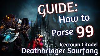 Guide: How to Parse 99 Deathbringer Saurfang. Tips for Boomie & Casters | WotLK ICC P4 Balance Druid