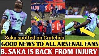 Good news for Arsenal fans: Bukayo Saka's injury recovery has been confirmed,