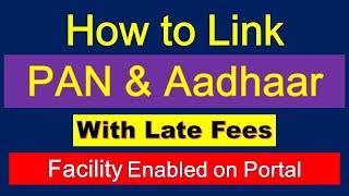 How to link PAN and Aadhaar with late fees F.Y 22-23| CA. Shweta|