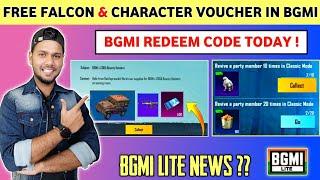 Sunday Special  Free Falcon in Bgmi |  Bgmi Redeem code today | Bgmi Lite News