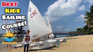 Open Water Swim Test! Optimist Sailing Course (Kids), Changi Sailing Club