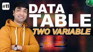 Two Variable Data Table in Excel in Hindi