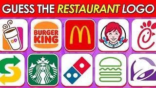 Guess The Fast Food Restaurants Logo  | Food Logo Quiz 