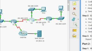 3.2.1.8 Packet Tracer - Configuring RIPv2