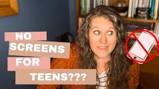 How a homeschool mom of 5 manages screen time | teens and phones | screen time boundaries for kids