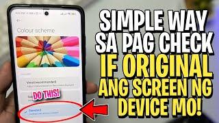 Paano MALAMAN Kung FAKE O ORIGINAL Ang PHONE SCREEN Ng Phone Mo
