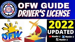 OFW DRIVER'S LICENSE GUIDE 2022 | RENEWAL & APPLICATION REQUIREMENTS & PROCESS | FOREIGN LICENSE