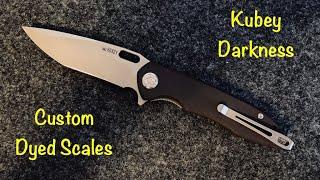 Kubey Darkness Custom Dyed Scales. A great knife under $40.