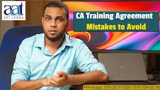 CA Training Agreement Requirment | Must Watch Before Go to Audit Firm