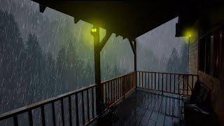 Lluvia Relajante Para Dormir - Sonido de Lluvia y Truenos en el Techo - Rain Sounds For Sleeping 32