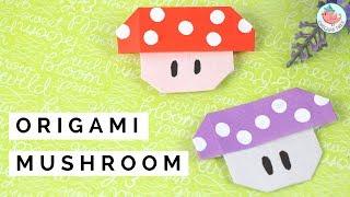 Origami Mushroom Instructions - How to Fold an Origami Mushroom - Paper Crafts